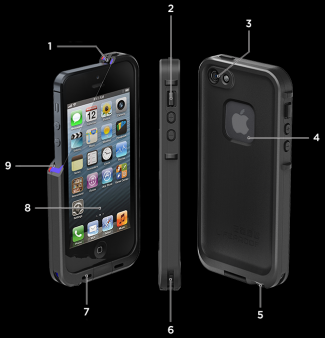 Калъф Lifeproof за iPhone 5/5S
