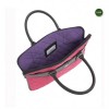 Knomo Avignon 13 X-slim Brief - дамска кожена чанта за преносими компютри до 13 инча (розов) 2