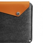 Mujjo Air Sleeve - луксозен калъф за MacBook Air 11 инча (кафяв) 1