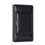 CaseMate Universal Tablet Pouch - универсален кожен калъф и поставка за таблети до 8 инча (черен) 1