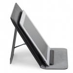 CaseMate Universal Tablet Pouch - универсален кожен калъф и поставка за таблети до 8 инча (черен) 4