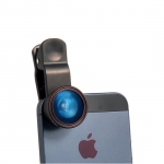 Комплект лещи Fish Eye, Wide Angle и Macro за iPhone, смартфони и таблети (черен) 3