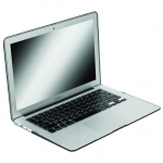 Krusell FrostCover Case - предпазен поликарбонатов кейс за MacBook Air 11.6 (черен-прозрачен) 3