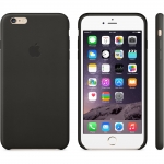 Apple iPhone Case - оригинален кожен кейс (естествена кожа) за iPhone 6 Plus, iPhone 6S Plus (черен) 3