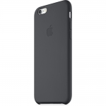 Apple Silicone Case - оригинален силиконов кейс за iPhone 6, iPhone 6S (черен) 2