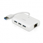 Macally USB 3.0 HUB Gigabit Ethernet - 3 портов USB хъб с Gigabit Ethernet адаптер за MacBook и преносими компютри 3
