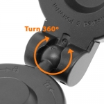 iOttie Flex 2 Car Mount Holder Desk Stand - иновативна поставка за кола и гладки повърхности за смартфони до 7.6 см. ширина  3