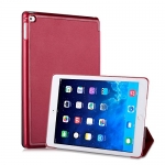 Devia Basic Case - кожен калъф и поставка за iPad Air 2, iPad Pro 9.7 (червен) 1