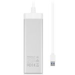 Macally USB 3.0 HUB Gigabit Ethernet - 3 портов USB хъб с Gigabit Ethernet адаптер за MacBook и преносими компютри 2