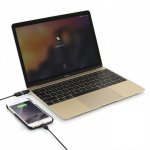 Incipio Charge/Sync USB-C to USB-A 3.0 adapter - USB 3.0 адаптер за MacBook и устройства с USB-C порт 1