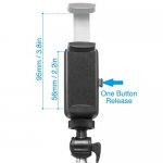 Macally Tripod Selfie Stick - безжичен селфи стик с Bluetooth бутон за снимки за мобилни телефони с Android и iOS 2