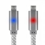 4smarts GleamCord Micro-USB Data Cable - качествен microUSB кабел за мобилни устройства (1м) (сребрист) 1