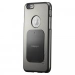 Spigen Air Vent Magnetic Universal Car Mount - уникална магнитна поставка за радиатора на кола за iPhone и смартфони (черен) 2