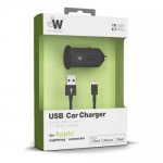 Just Wireless Lightning 2.1A USB Car Charger - зарядно за кола с USB изход и Lightning кабел за iPhone, iPad и устройства с Lightning порт (черен) 1