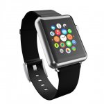 Incipio Premium Leather Watch Band - класическа кожена каишка за Apple Watch 42мм, 44мм (черен) 2