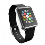 Incipio Premium Leather Watch Band - класическа кожена каишка за Apple Watch 38мм, 40мм (черен) 2