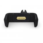 Kenu Airframe Plus Mount Black Leather - луксозна кожена поставка за радиатора на кола за смартфони с ширина до 8.3 см. (черна) 1
