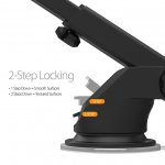 Retractable Universal Holder - иновативна поставка за кола и гладки повърхности за смартфони до 8.4 см. ширина 5