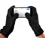 Mujjo Single Layered Touchscreen Gloves Size S - качествени зимни ръкавици за тъч екрани (черен) 1