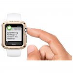 Spigen Tough Armor Case - хибриден кейс с най-висока степен на защита за Apple Watch 42 mm (златист) 5