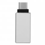 USB-C 3.1 Male to USB-A 3.0 Female OTG Adapter - USB адаптер за MacBook 12 и устройства с USB-C порт (сребрист) 2