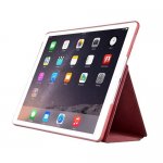 Comma Elegant Case - кожен калъф и поставка за iPad Pro 12.9 (червен) 3