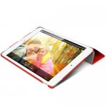 Macally Stand Case - полиуретанов калъф и поставка за iPad Pro 12.9 (червен) 3