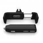 Kenu Airframe Plus Car Kit Set - поставка за радиатора и зарядно за кола за поставка за радиатора на кола за смартфони с ширина до 8.3 см. (черна) 1