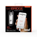 Leef iBRIDGE Mobile Memory 16GB - външна памет за iPhone, iPad, iPod с Lightning (16GB) (бял) 1