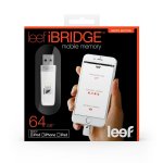 Leef iBRIDGE Mobile Memory 64GB - външна памет за iPhone, iPad, iPod с Lightning (64GB) (бял) 1