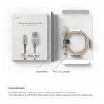 Elago Aluminum Lightning USB Cable - USB кабел за iPhone 6, iPhone 6 Plus, iPad, iPod и всеки Apple продукт с Lightning вход (златист) 3