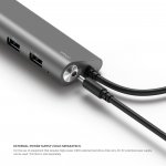 Elago USB-C Hub - 4-портов USB хъб (разклонител) от USB-C към USB-A 3.0 за MacBook 12 и устройства с USB-C 3