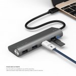 Elago USB-C Hub - 4-портов USB хъб (разклонител) от USB-C към USB-A 3.0 за MacBook 12 и устройства с USB-C 2
