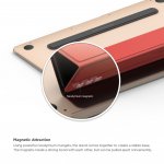 Elago Flip Stand - микрофибърна подложка и поставка за MacBook (черен-червен) 6