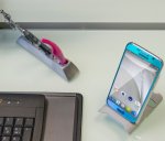 4smarts Hover Wireless Charging Power Bank Qi - външна батерия 6000mAh и поставка (пад) за безжично захранване за QI съвместими устройства (сив-бял) 6