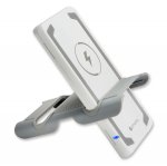 4smarts Hover Wireless Charging Power Bank Qi - външна батерия 6000mAh и поставка (пад) за безжично захранване за QI съвместими устройства (сив-бял) 2