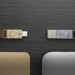 Adam Elements Roma Dual USB Drive 64GB - USB памет с USB-C и USB 3.1 портове за компютри, смартфони и таблети (златист) 4