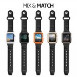 Spigen Rugged Band - хибридна (полимер+карбон) каишка за Apple Watch 42мм, 44мм (черен) 4