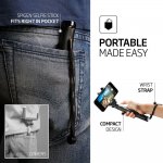Spigen Ultra Compact Foldable Selfiestick S520W - разтегателен селфи стик за мобилни телефони (черен) 6