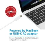 Macally USB-C to VGA Multiport Adapter - USB-C адаптер за с VGA, USB-C и USB-A 3.0 портове за MacBook и компютри с USB-C порт 3