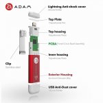 Adam Elements iKlips Lightning 64GB - външна памет за iPhone, iPad, iPod с Lightning (64GB) (тъмносив) 5