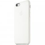 Apple Silicone Case - оригинален силиконов кейс за iPhone 6, iPhone 6S (бял) 4