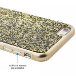 Prodigee Fancee Case - хибриден удароустойчив кейс с кристали за iPhone 6S, iPhone 6 (златист) 3