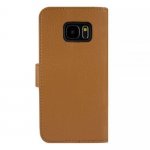 Redneck Prima Folio - кожен калъф, тип портфейл и поставка за Samsung Galaxy S7 (свелокафяв) 3