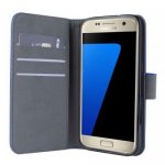 Redneck Prima Folio - кожен калъф, тип портфейл и поставка за Samsung Galaxy S7 (син) 1
