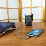 Fuse Chicken Titan Loop M - стоманен MicroUSB кабел (ключодържател) за устройства с MicroUSB (25 см.) 1