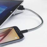 Fuse Chicken Titan Loop M - стоманен MicroUSB кабел (ключодържател) за устройства с MicroUSB (25 см.) 2