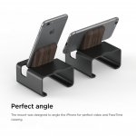 Elago M3 Stand - поставка от алуминий и дърво за iPhone и iPad mini (черна) 5