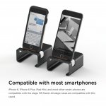 Elago M3 Stand - поставка от алуминий и дърво за iPhone и iPad mini (черна) 4