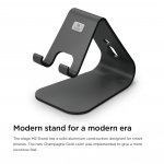 Elago M2 Stand - алуминиева поставка за iPhone 6/6S, 6 Plus/6S Plus, iPhone SE/5/5S/5C и мобилни телефони (черна) 3